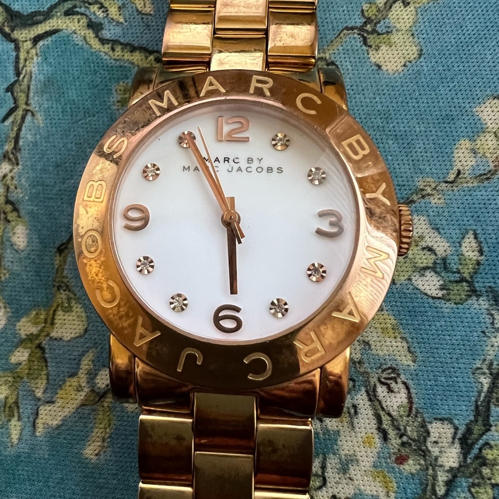 Marc by Marc Jacobs rose gold watch